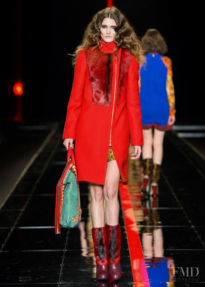 Marie Piovesan featured in  the Just Cavalli fashion show for Autumn/Winter 2013