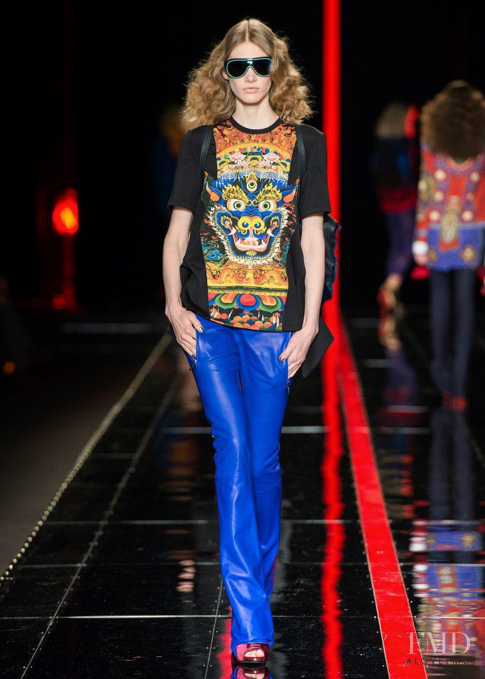 Irina Nikolaeva featured in  the Just Cavalli fashion show for Autumn/Winter 2013