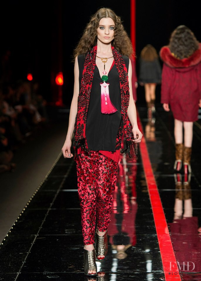 Carolina Thaler featured in  the Just Cavalli fashion show for Autumn/Winter 2013
