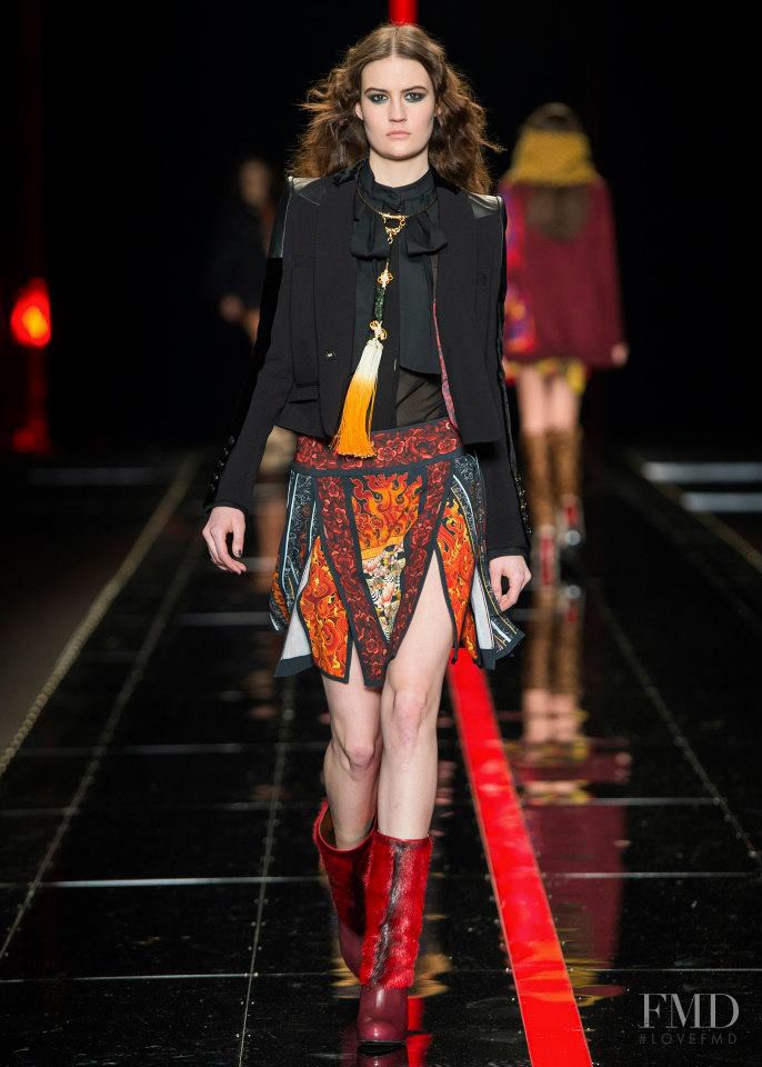 Maria Bradley featured in  the Just Cavalli fashion show for Autumn/Winter 2013