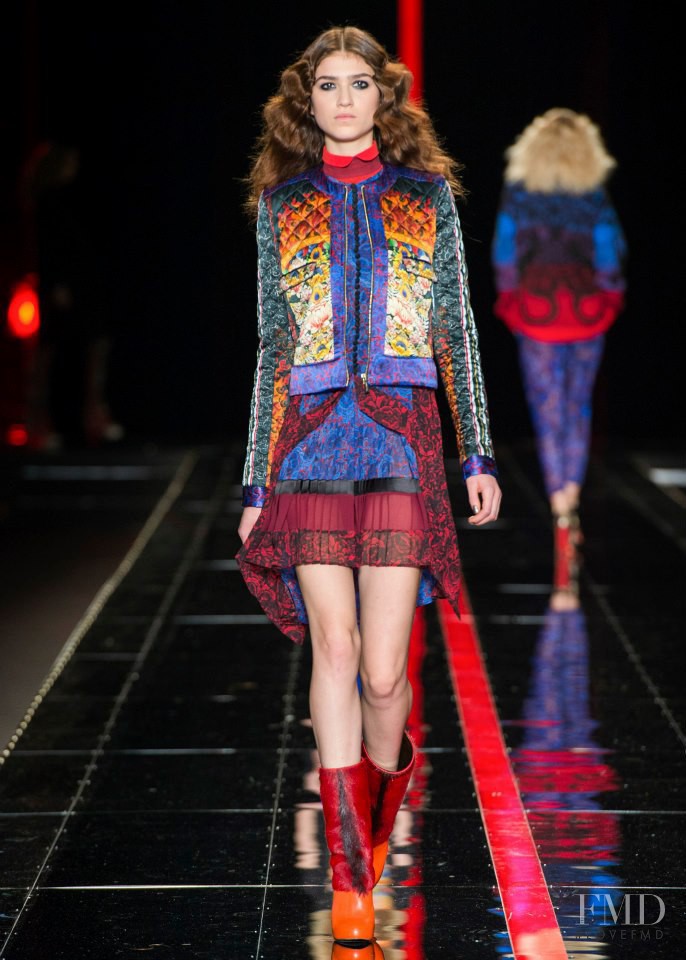 Marcele dal Cortivo featured in  the Just Cavalli fashion show for Autumn/Winter 2013