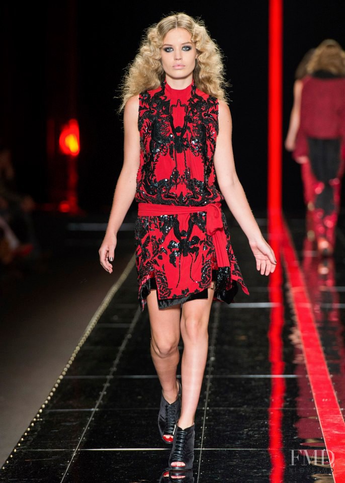 Georgia May Jagger featured in  the Just Cavalli fashion show for Autumn/Winter 2013
