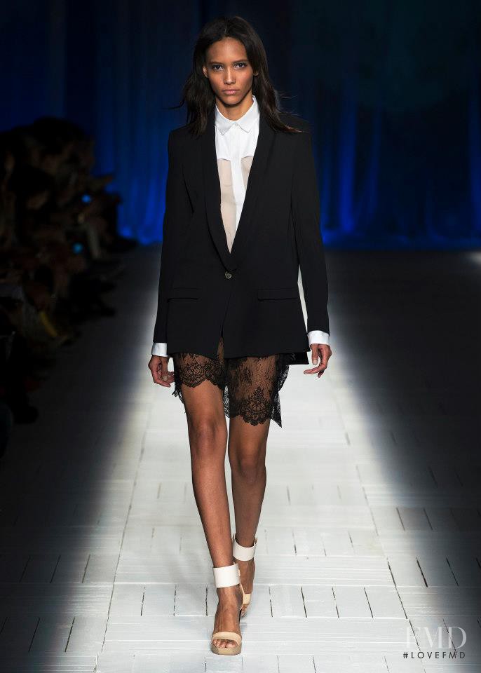 Cora Emmanuel featured in  the Just Cavalli fashion show for Spring/Summer 2013