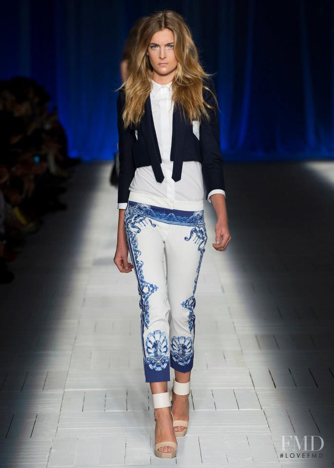 Ophelie Rupp featured in  the Just Cavalli fashion show for Spring/Summer 2013
