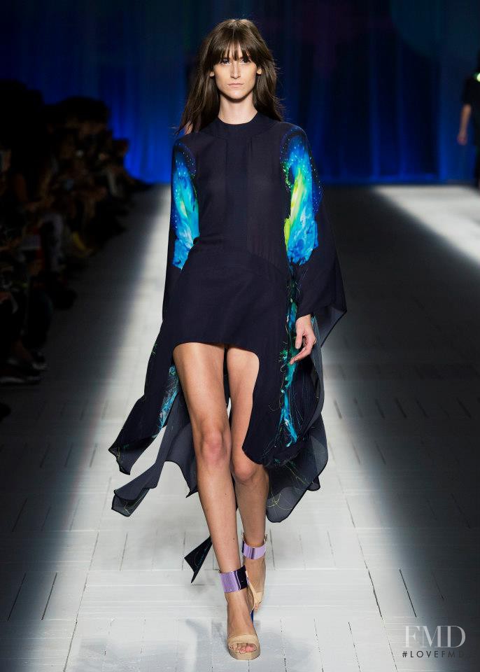 Daiane Conterato featured in  the Just Cavalli fashion show for Spring/Summer 2013