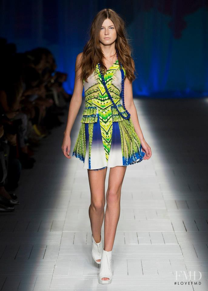 Yulia Serzhantova featured in  the Just Cavalli fashion show for Spring/Summer 2013