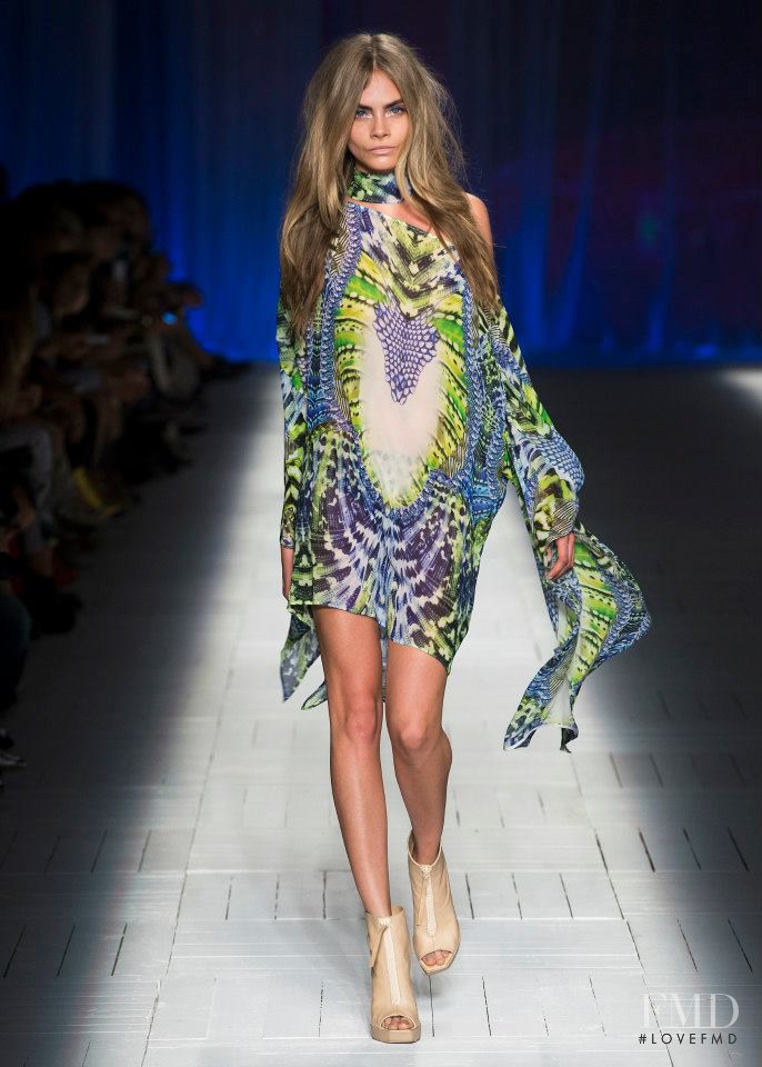 Cara Delevingne featured in  the Just Cavalli fashion show for Spring/Summer 2013