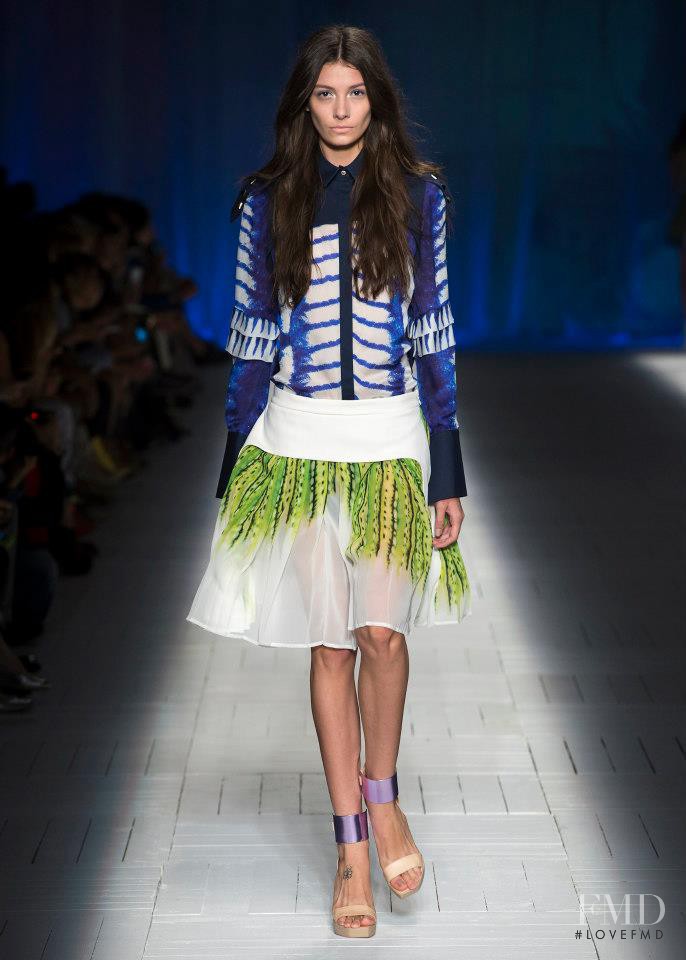 Muriel Beal featured in  the Just Cavalli fashion show for Spring/Summer 2013