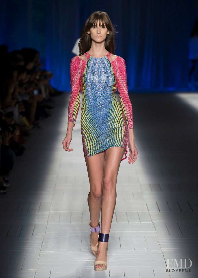 Daiane Conterato featured in  the Just Cavalli fashion show for Spring/Summer 2013