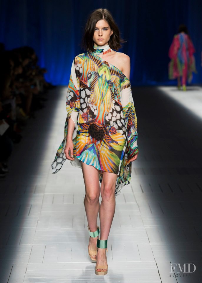 Kel Markey featured in  the Just Cavalli fashion show for Spring/Summer 2013