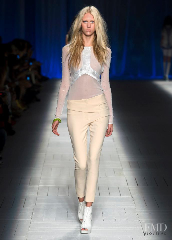 Juliana Schurig featured in  the Just Cavalli fashion show for Spring/Summer 2013