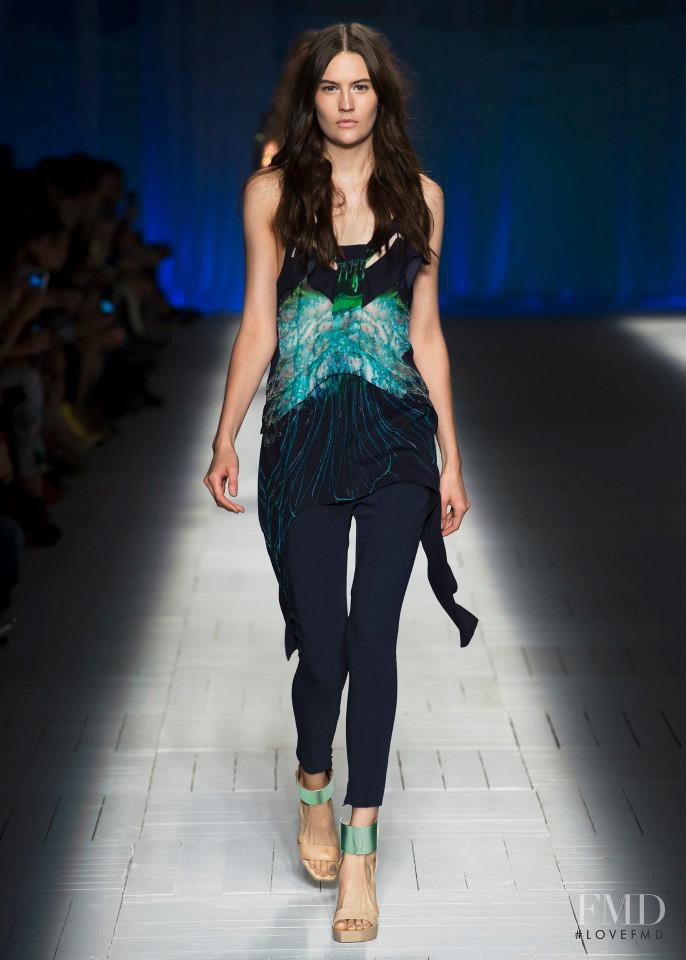 Maria Bradley featured in  the Just Cavalli fashion show for Spring/Summer 2013
