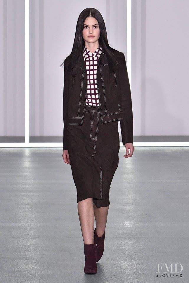 Oli Donoso featured in  the Jasper Conran fashion show for Autumn/Winter 2016