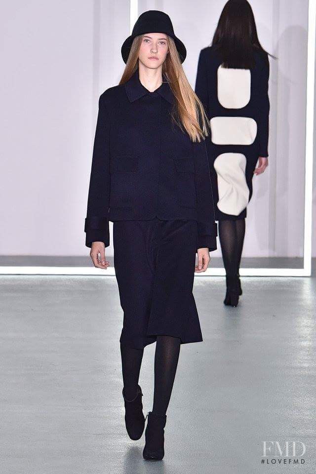 Lana Forneck featured in  the Jasper Conran fashion show for Autumn/Winter 2016