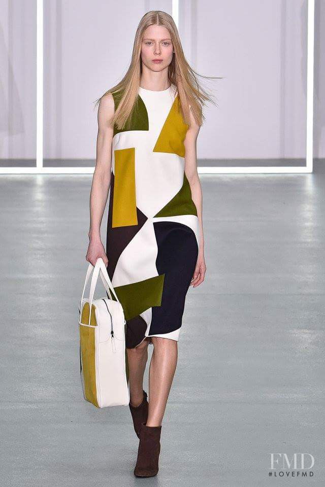 Sofie Hemmet featured in  the Jasper Conran fashion show for Autumn/Winter 2016