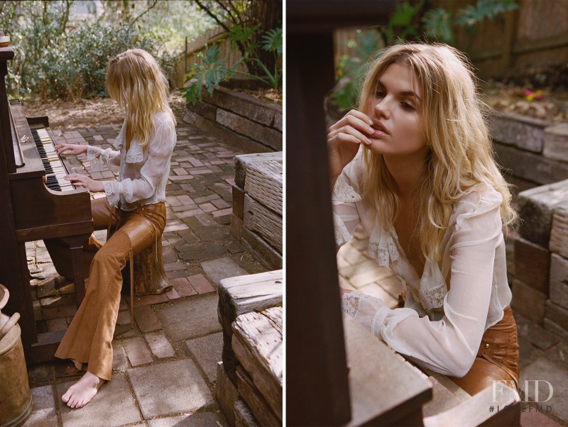 Louise Mikkelsen featured in  the Stoned Immaculate lookbook for Spring/Summer 2016