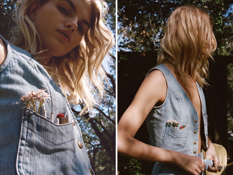 Louise Mikkelsen featured in  the Stoned Immaculate lookbook for Spring/Summer 2016