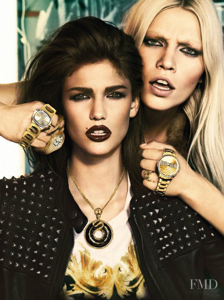 Aline Weber featured in  the Just Cavalli advertisement for Autumn/Winter 2012