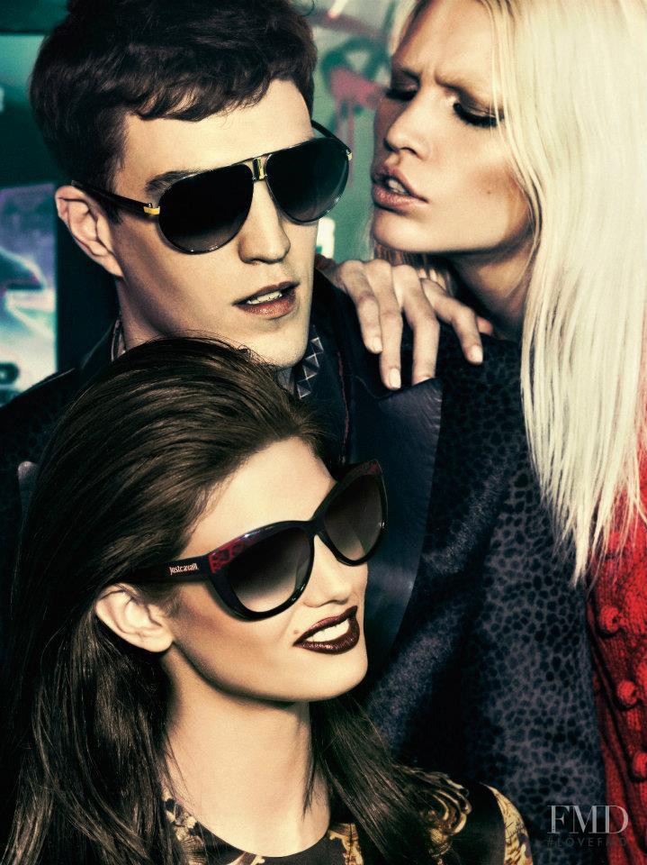 Aline Weber featured in  the Just Cavalli advertisement for Autumn/Winter 2012