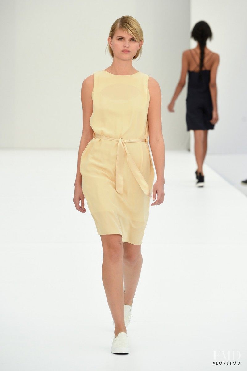 Louise Mikkelsen featured in  the Fonnesbech fashion show for Spring/Summer 2016