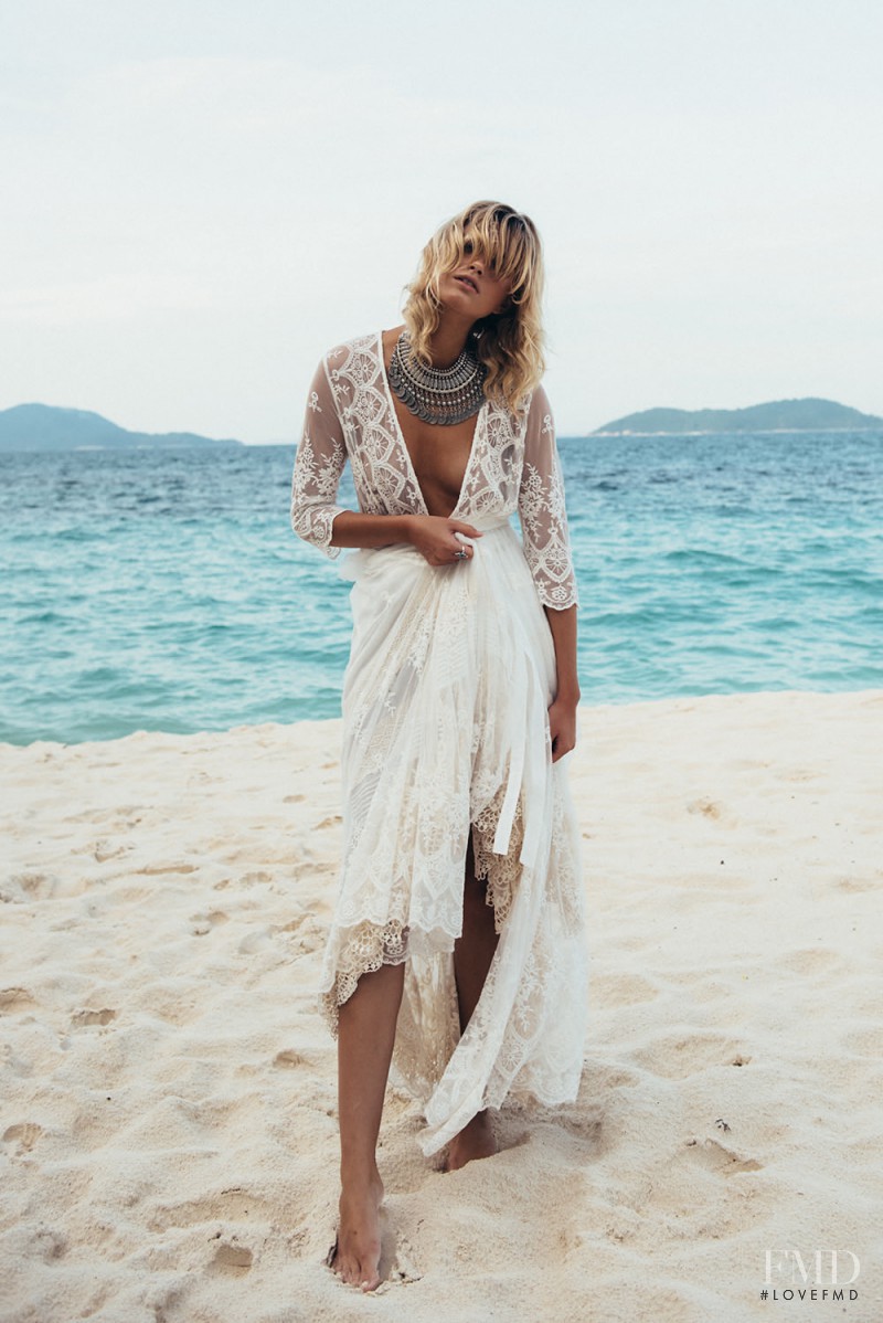 Louise Mikkelsen featured in  the Spell and the gypsy collective Bride catalogue for Autumn/Winter 2015