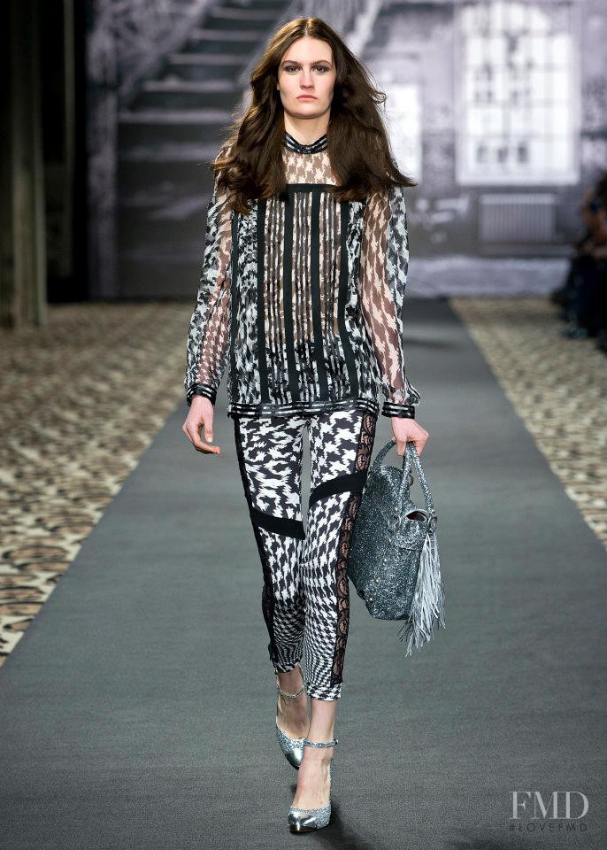 Maria Bradley featured in  the Just Cavalli fashion show for Autumn/Winter 2012