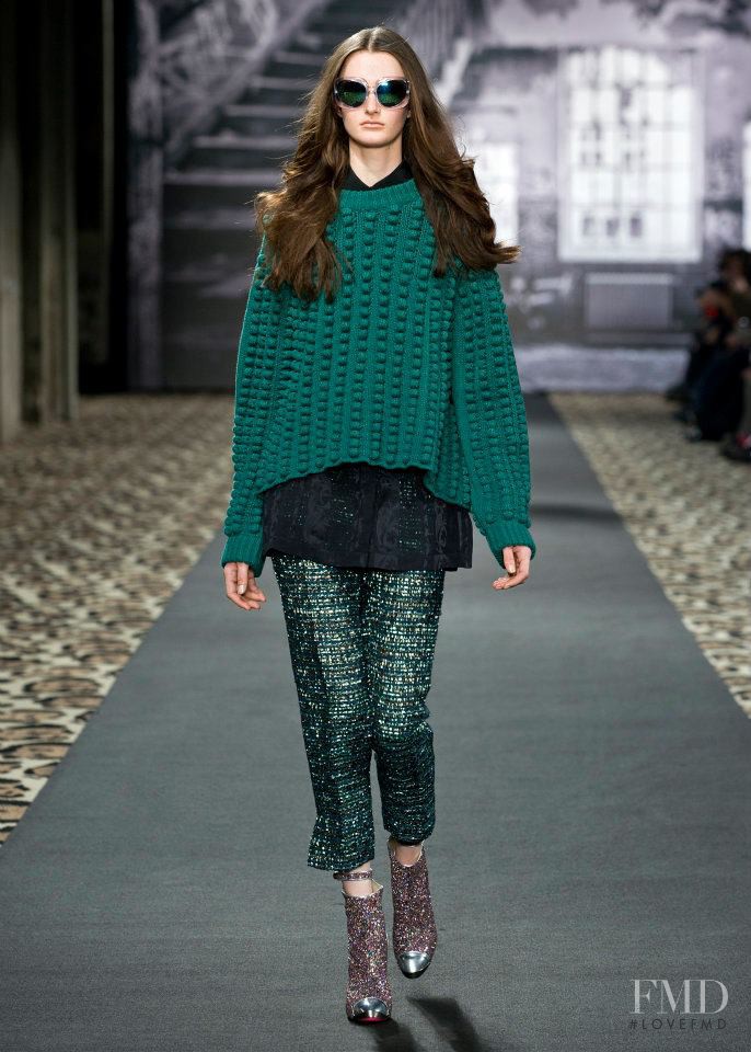 Mackenzie Drazan featured in  the Just Cavalli fashion show for Autumn/Winter 2012