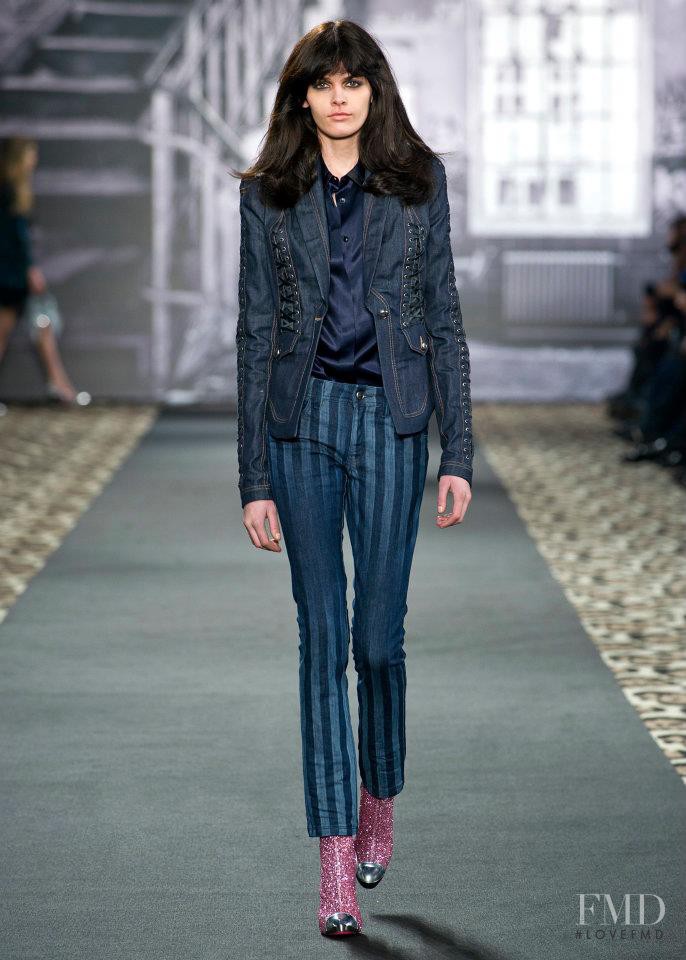 Melissa Stasiuk featured in  the Just Cavalli fashion show for Autumn/Winter 2012