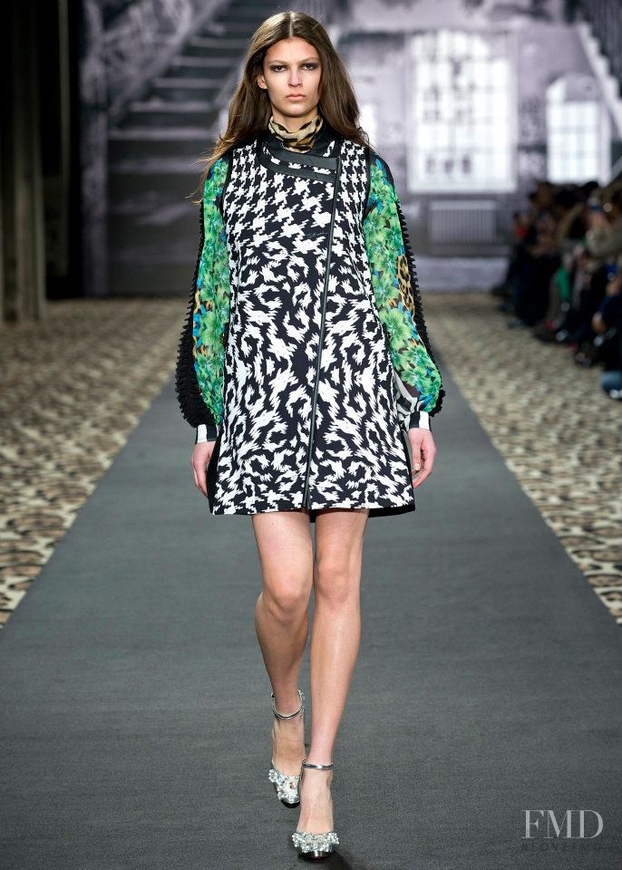 Emilia Nawarecka featured in  the Just Cavalli fashion show for Autumn/Winter 2012