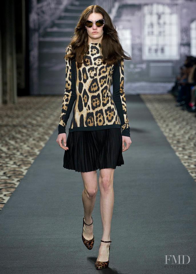 Maria Bradley featured in  the Just Cavalli fashion show for Autumn/Winter 2012