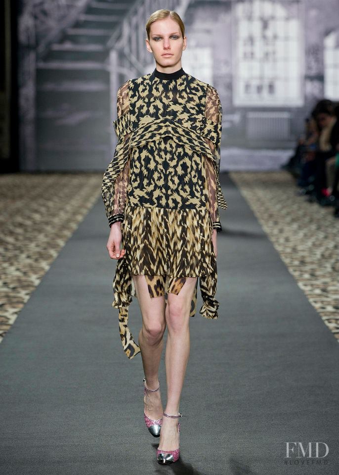 Marique Schimmel featured in  the Just Cavalli fashion show for Autumn/Winter 2012