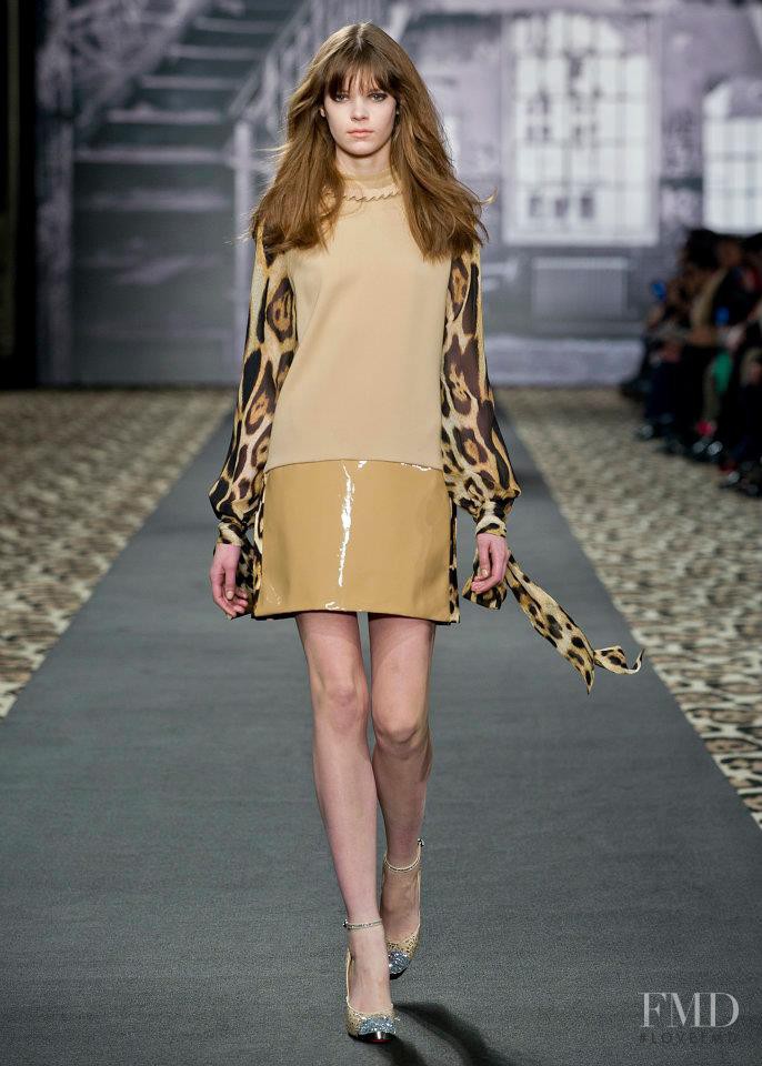 Zuzanna Stankiewicz featured in  the Just Cavalli fashion show for Autumn/Winter 2012