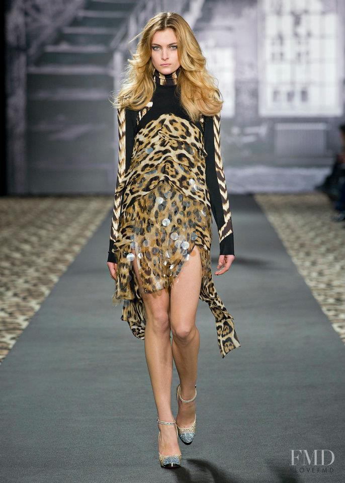 Ophelie Rupp featured in  the Just Cavalli fashion show for Autumn/Winter 2012