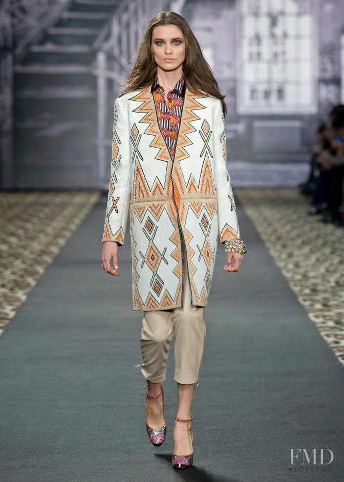 Carolina Thaler featured in  the Just Cavalli fashion show for Autumn/Winter 2012
