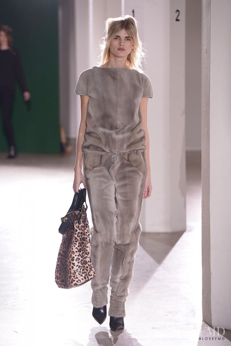 Louise Mikkelsen featured in  the Benedikte Utzon fashion show for Autumn/Winter 2014