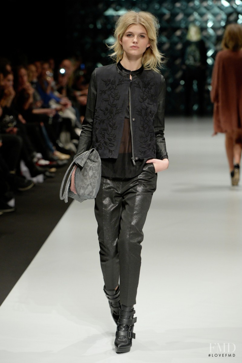 Louise Mikkelsen featured in  the Munthe fashion show for Autumn/Winter 2014