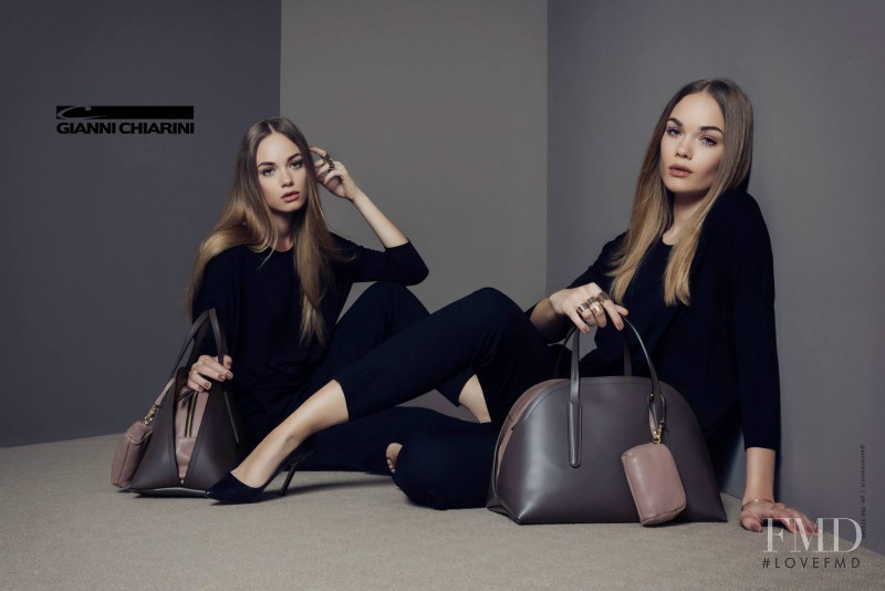 Anastassia Bianchi featured in  the Gianni Chiarini advertisement for Autumn/Winter 2014