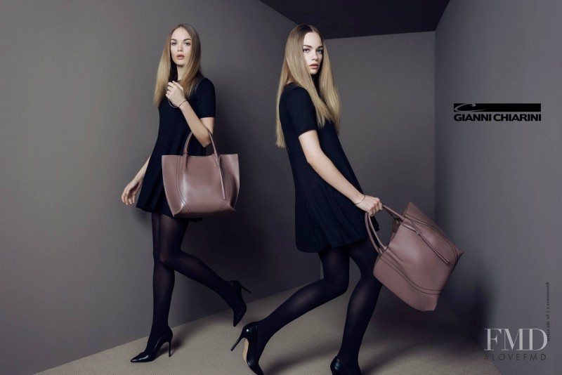 Anastassia Bianchi featured in  the Gianni Chiarini advertisement for Autumn/Winter 2014