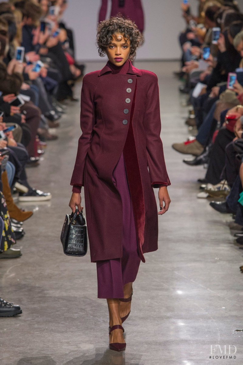 Aya Jones featured in  the Zac Posen fashion show for Autumn/Winter 2016