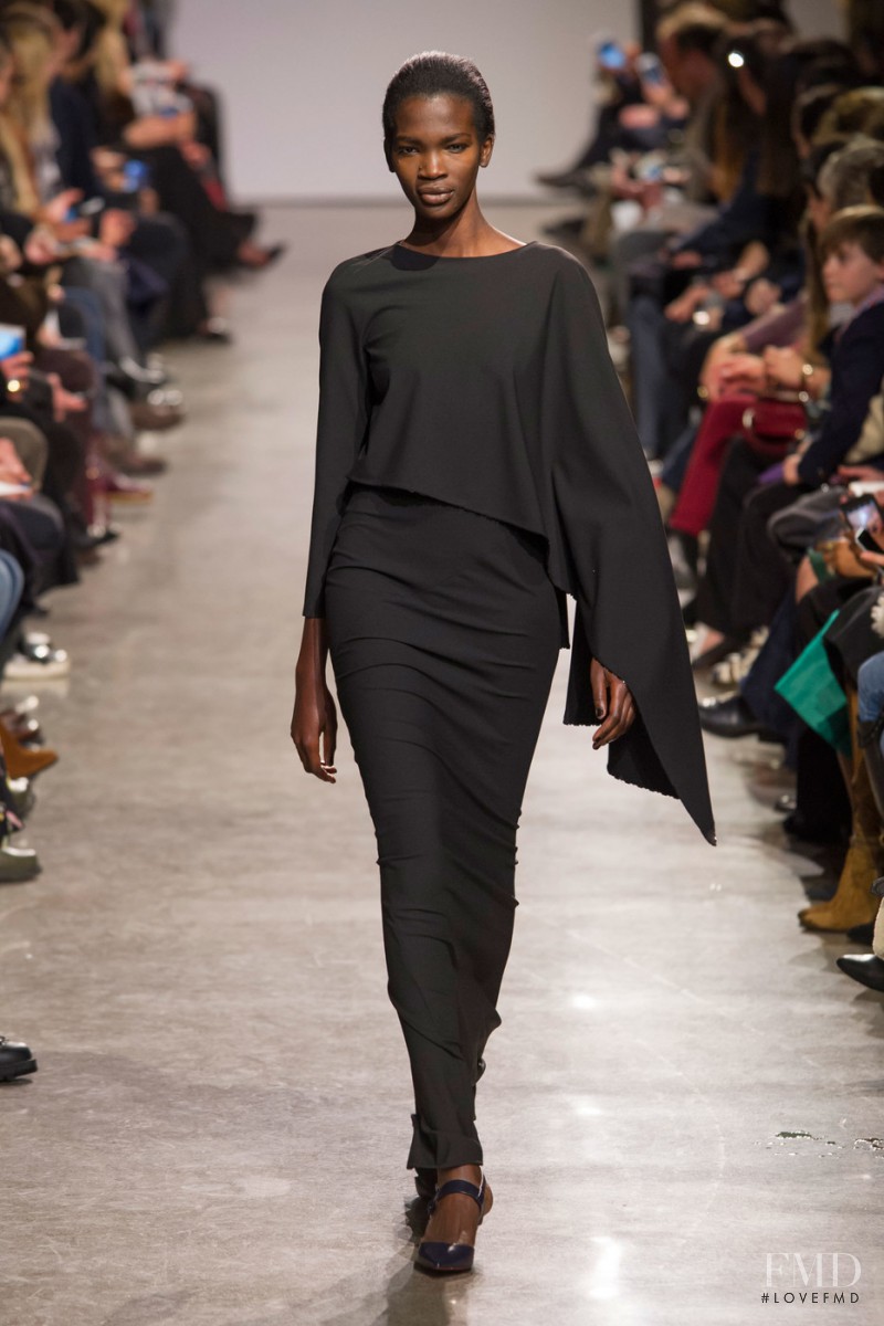 Aamito Stacie Lagum featured in  the Zac Posen fashion show for Autumn/Winter 2016