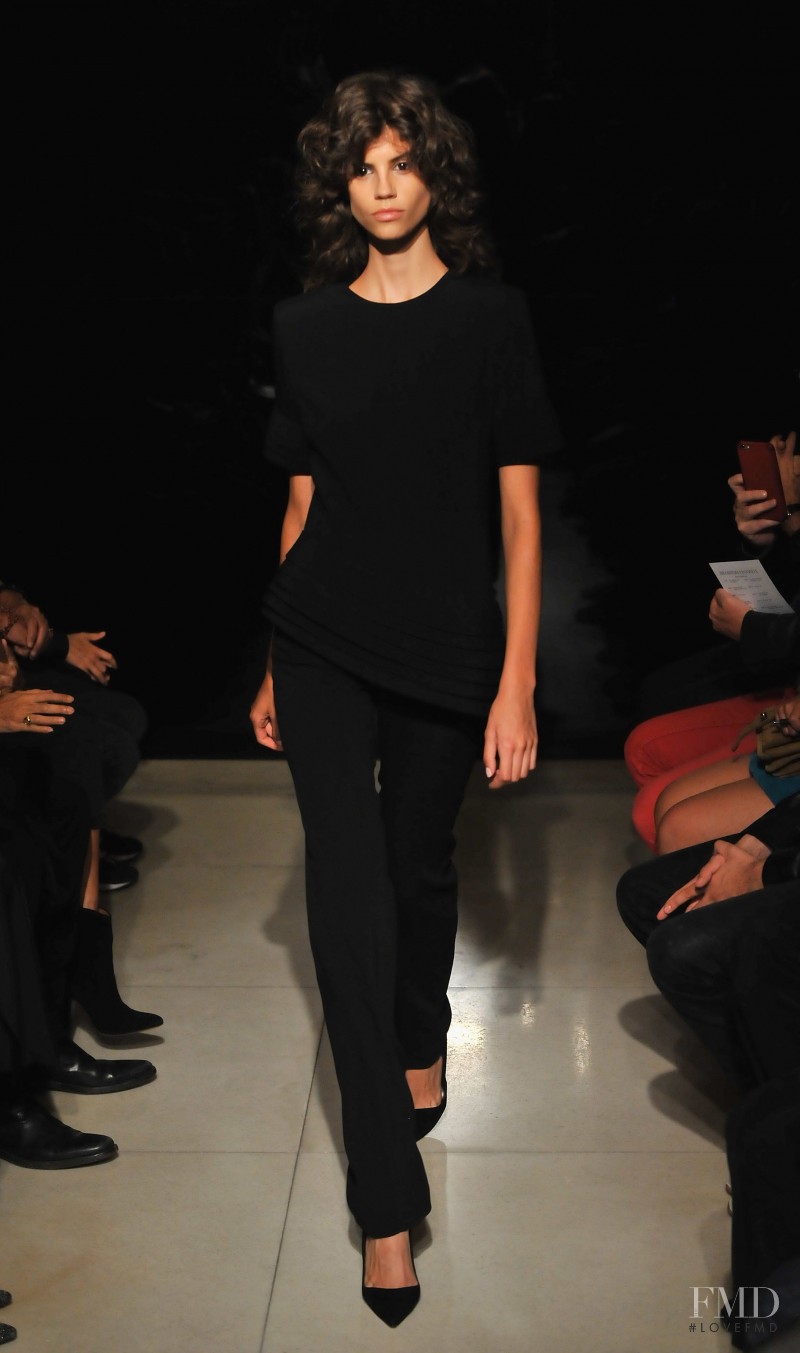 Antonina Petkovic featured in  the Brandon Maxwell fashion show for Spring/Summer 2016