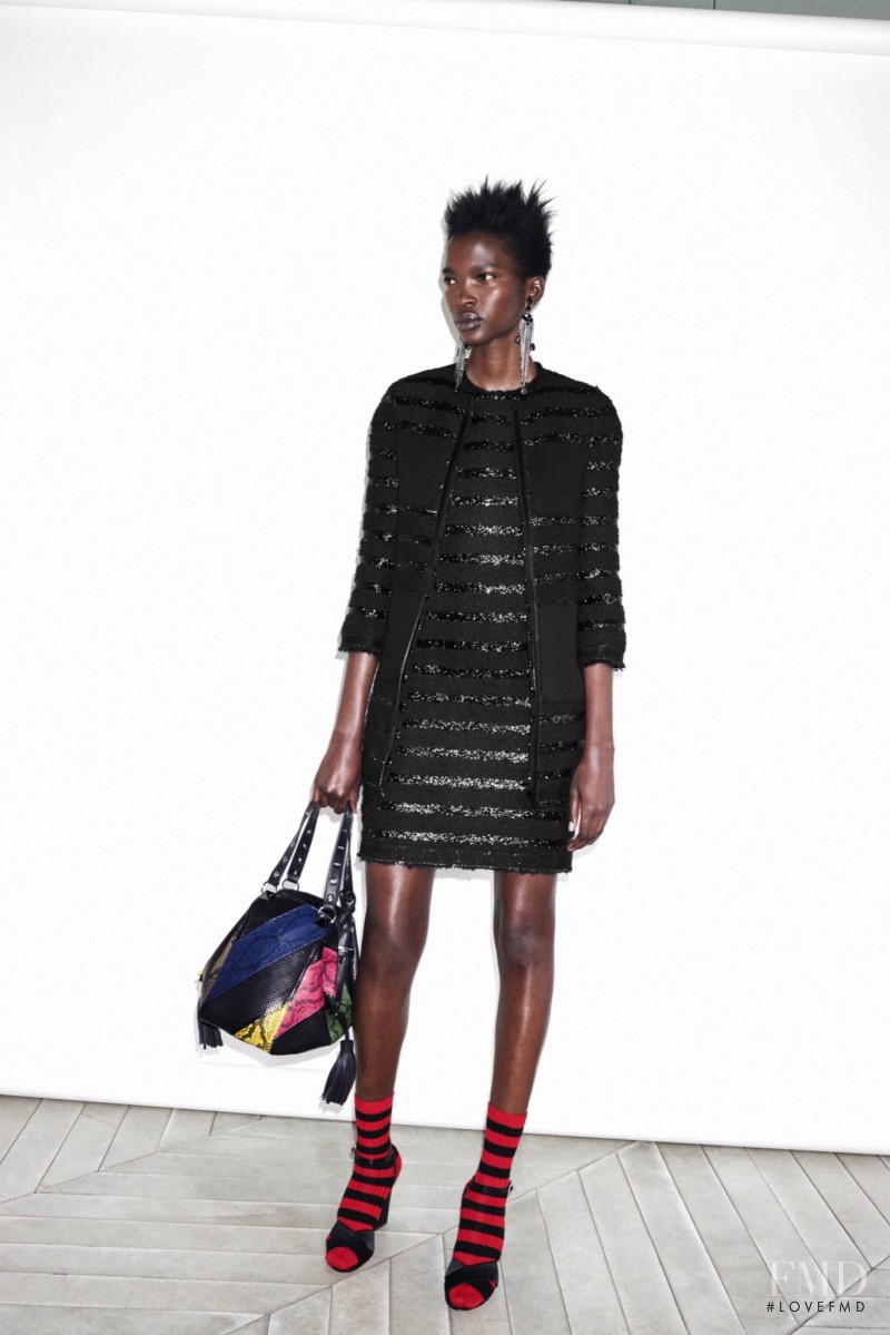 Aamito Stacie Lagum featured in  the Sonia Rykiel fashion show for Resort 2016