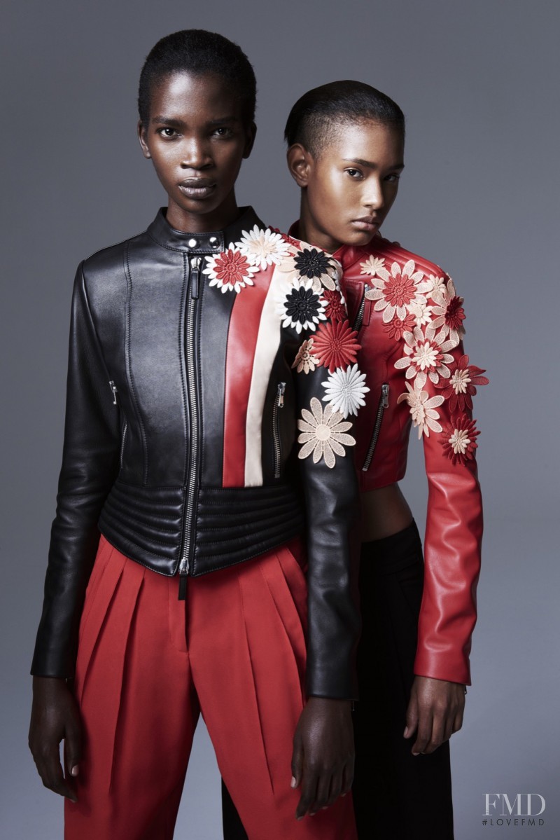 Aamito Stacie Lagum featured in  the Emanuel Ungaro fashion show for Resort 2016