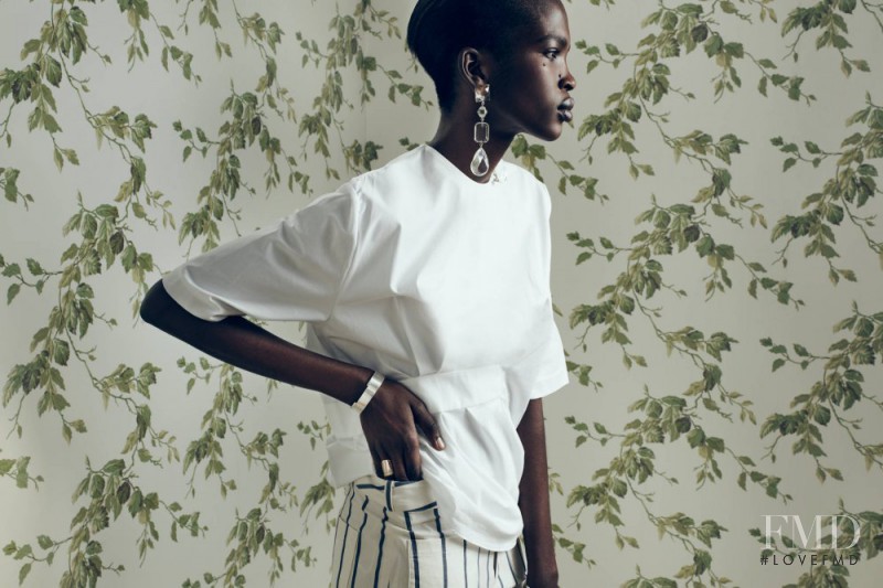 Aamito Stacie Lagum featured in  the The Line Reinvention catalogue for Spring/Summer 2015