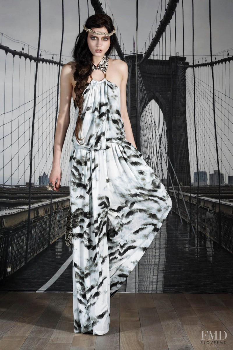 Agne Petkute featured in  the Just Cavalli fashion show for Pre-Fall 2011