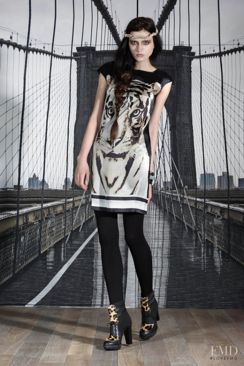 Agne Petkute featured in  the Just Cavalli fashion show for Pre-Fall 2011