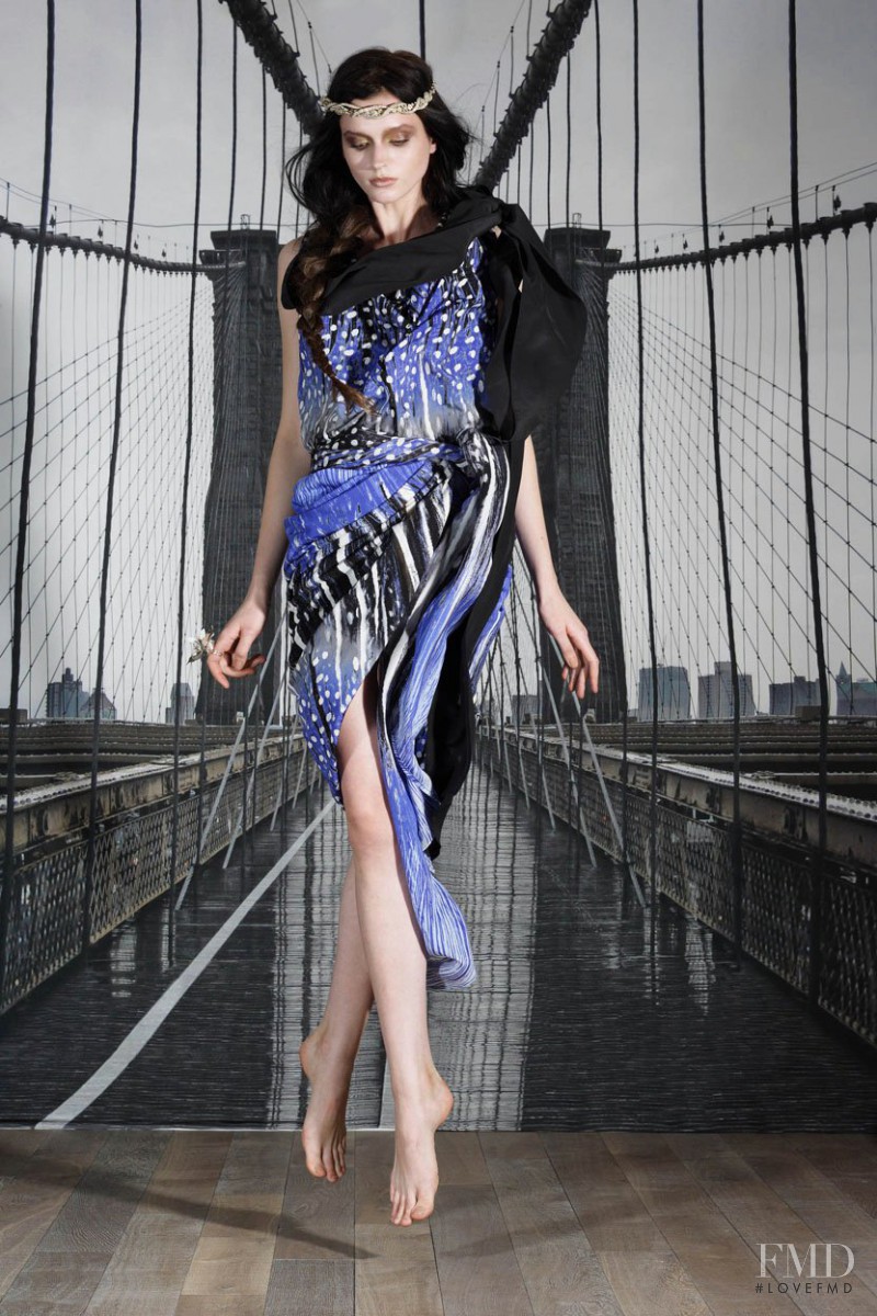 Agne Petkute featured in  the Just Cavalli fashion show for Pre-Fall 2011