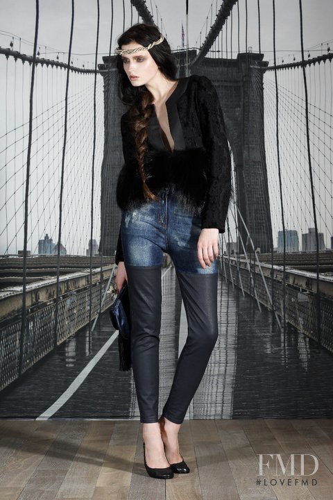 Agne Petkute featured in  the Just Cavalli fashion show for Pre-Fall 2011