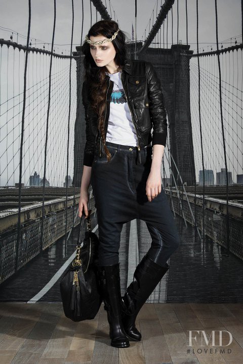 Agne Petkute featured in  the Just Cavalli fashion show for Pre-Fall 2011