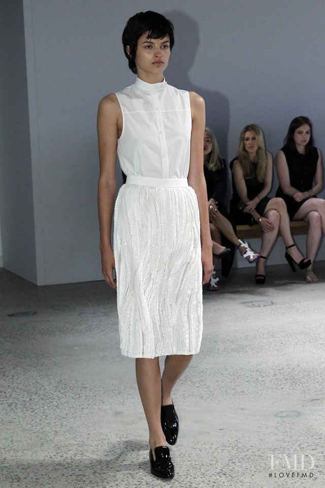 Isabella Emmack featured in  the Hugo Boss fashion show for Resort 2016